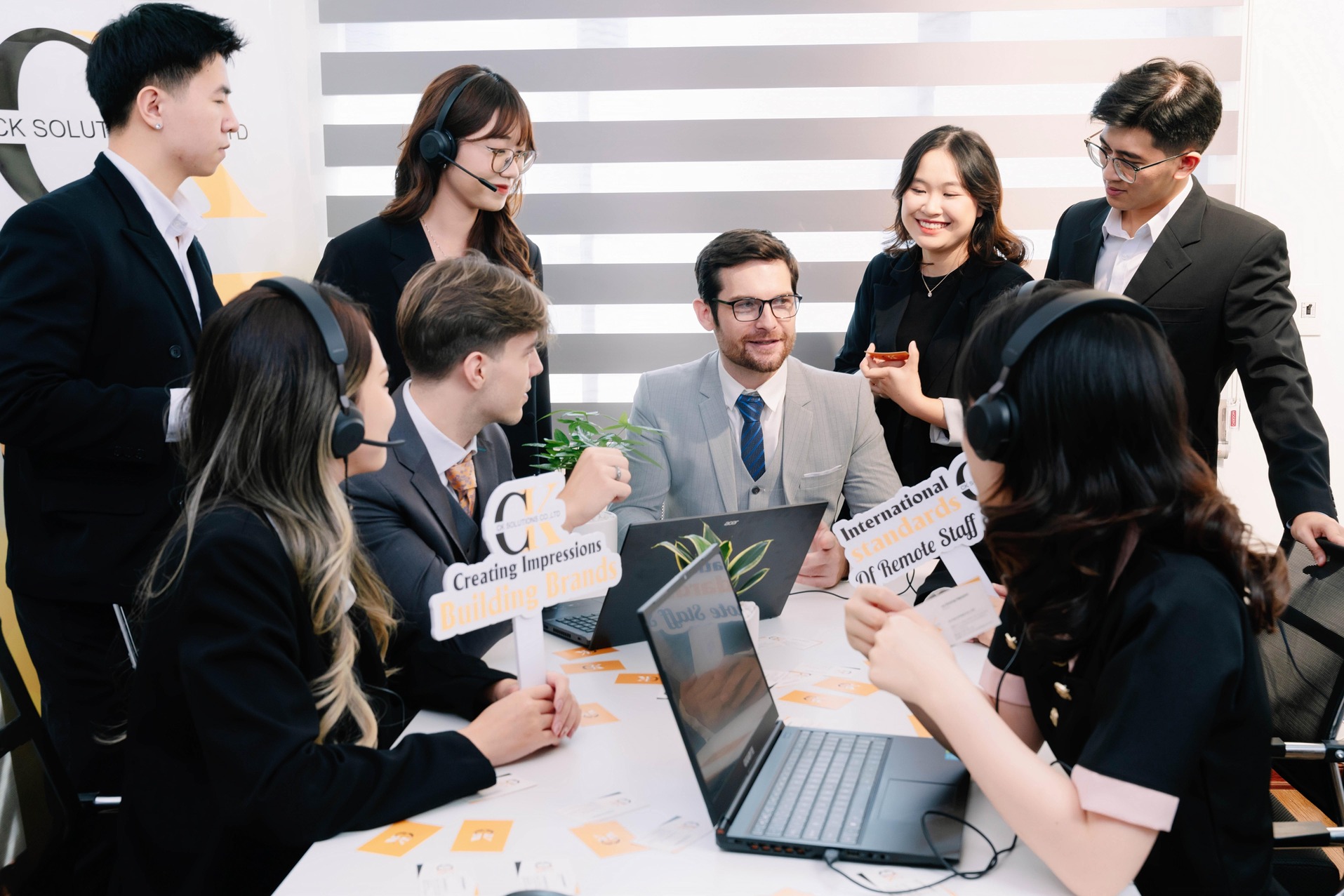 Vietnamese professionals working